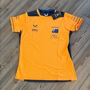 F 1 McLaren (#3 Ricciardo) Orange and Black Team Jersey